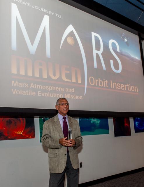 NASA image: NASA Administrator Charlie Bolden at the Mars Atmosphere and Vol